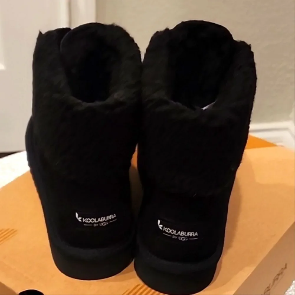 Koolaburra By Ugg Lytta Mini Leather Faux Fur Shearling‎ Boot